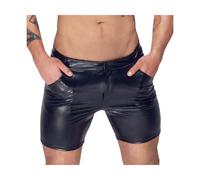 Noir - Shorts Snakeskin-Optik 2XL