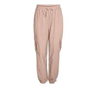 Noisy May Kirby Woven High Waist Cargo Pants Beige L Frau (Herstellerartikelnummer: 27026174-Natural-L)