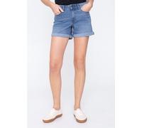 Noisy May Jeansshorts mit Label-Detail in Hellblau, Größe XS