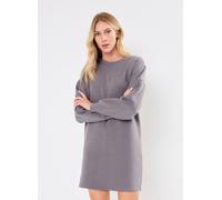Noisy May - Bekleidung NMALDEN L/S SHORT SWEAT DRESS JRS NOOS - grau - Größe M