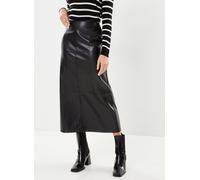 Noisy May - Bekleidung Nmclara Pu Hw Long Skirt Wvn - Schwarz - Größe XS