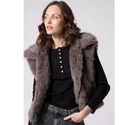 Noisy May - Bekleidung NMEVIE FUR VEST - grau - Größe M