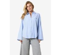 Noisy May Hemdbluse mit Brusttasche Modell 'FRIDA' in Hellblau, Größe XL