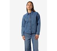 Noisy May Regular Fit Jeanshemd mit aufgesetzten Taschen Modell 'KETTIE' in Jeansblau, Größe S