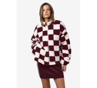 Noisy May - Bekleidung NMLUCA L/S CHECK SOFT FLEECE JRS - Bordeaux - Größe S