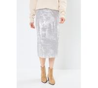 Noisy May - Bekleidung NMLUCIA NW MESH MIDI SKIRT JRS FWD - Silber - Größe XL