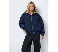 Noisy May - Bekleidung NMMILEY HOOD BOMBER JACKET DD - blau - Größe M