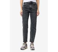 High-waist-Jeans NOISY MAY "NMMONI HW STRAIGHT ANK ACID AZ391DG NOOS" Gr. 29, Länge 30, blau (dark grey denim) Damen Jeans (74951645-29) dark grey denim