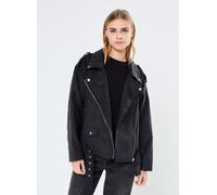 Noisy May - Bekleidung NMPAULINA SUEDE OVERSIZE BIKER - Schwarz - Größe M