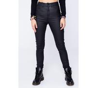 Noisy May NMCALLIE HW SKINNY COATED PANTS L/32 Black (27012746) Schwarz L - 32