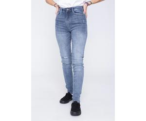 Noisy May - Callie Skinny Des Medium Blue Denim - Jeans - Blau - W25 / L32 - 98% Baumwolle, 2% Elastan Blau W25 / L32