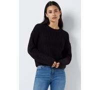 Noisy May - Charlie O Neck Black - Pullover - Schwarz - S - 100% Polyacryl Schwarz S