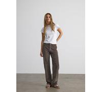 Cordhose NOISY MAY "NMYOLANDA NW WIDE LEG CORDUROY NOOS", Damen, Gr. 27, Länge 32, morel, Cord, Obermaterial: 98% Baumwolle, 2% Elasthan, unifarben, lang, Hosen (55773427-27) morel