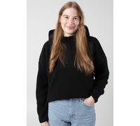 Noisy May - Cozy Halfway Zip Black - Hoodie - Schwarz - M - 100% Polyester,Vlies Schwarz M