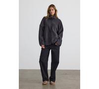 Noisy May - Cozy L/S Obsidian - Jacke - Grau - S - 100% Polyester Grau S