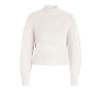 Noisy may Cropped Strickpullover hoher Kragen Rundhals Langarm Basic RIPP Shirt Kurz Regular Fit NMNELLA