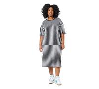 Noisy may Damen Bequemes 2/4 Arm Kleid Dünnes Midi Shirt Dress Plus Size Übergröße NMMAYDEN