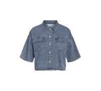 Noisy May Enza Regular Kurzarmhemd M Medium Blue Denim