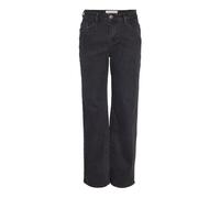 Noisy May - Yolanda Wide Black Denim - Jeans - Schwarz - W28 / L30 - 99% Baumwolle, 1% Elastan,Denim Schwarz W28 / L30