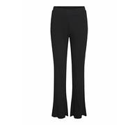Noisy may Damen Flare Hose mit elastischem Bund und ausgestelltem Bein, Farben:Schwarz, Größe:S