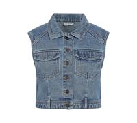 NOISY MAY Damen Jeans jacke in Farbe:Blau-3;Größe:L (1 Stück) | Baumwolle | Perfekt für den Alltag geeignet | Hochwertiges und weiches Material | Feminines Design | Vielseitig kombinierbar
