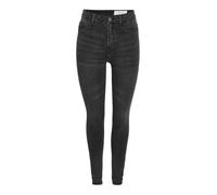 Noisy May Callie Skinny Fit Vi481bl Hochtaillierte Jeans 28 Black