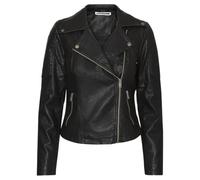 Noisy May Rebel PU Jacket Damen-Kunstlederjacke - schwarz M