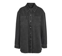 NOISY MAY Damen Nmalva L/S DNM Shacket Az387Bl FWD Noos, Black Denim, s