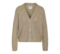 Noisy May Strickjacke mit V-Ausschnitt Modell 'CHARLIE' in Beige, Größe XL