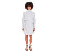 Noisy may Damen Nmcity Ava L/S Short Dress Noos, Light Grey Melange, XS