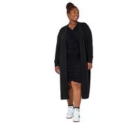 Noisy may Damen Nmcity L/S Long Cardigan Curve Noos, Schwarz, 46