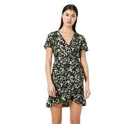 Noisy may Damen Nmclara Bianca S/S Wrap Dress Noos Kleid, Kalamata Aop:leo, L EU
