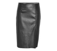 Noisy May Damen Nmclara Hw Slit Midi Length Skirt Noos Rock, Schwarz, S EU