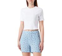 Noisy may Damen Nmclara Smiley Nw Noos Shorts, Cerulean/Aop:flower, S EU