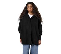 NOISY MAY Damen Nmcozy L/S Long Shacket W Hood JRS, Schwarz, L EU