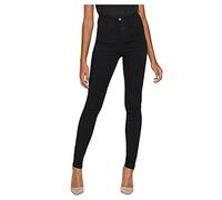 Noisy may Damen Nmella Super Hw Gu304 Noos Jeans, Schwarz, XL / 34L EU