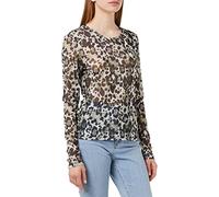 Noisy May Damen Nmjudith L/S Mesh Top Bg Noos Langarmshirt