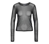 Noisy May Damen Nmjudith L/S Mesh Top Bg Noos Langarmshirt