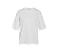 Kurzarmshirt NOISY MAY "NMKIM S/S T-SHIRT JRS NOOS", Damen, Gr. XL, hellweiß, Jersey, Obermaterial: 100% Baumwolle, unifarben, regular fit normal, Rundhals, Shirts Kurzarmshirt, Baumwolle, regular fit