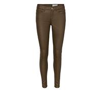 NOISY MAY Damen NMKIMMY NW Skinny Coated Pants S Hose, Kalamata, S/30