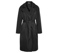 Noisy May Damen Nmmanya L/S Noos Trenchcoat, Schwarz, XS EU