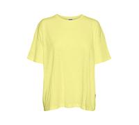 Noisy may Damen Nmmathilde S/S Top Noos T Shirt, Pale Lime Yellow, S EU