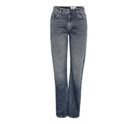 NOISY MAY Damen Nmmonica Hw Straight Jean Az221Db Noos, Dark Blue Denim, 29 W/32 L