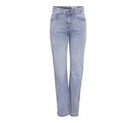 Noisy May Damen Nmmonica Hw Straight Jean Az359Lb Noos, Light Blue Denim, 27W / 30L EU