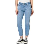NOISY MAY Damen NMOLIVIA NW Slim Straight JNS KI066LB S Jeans, Light Blue Denim, 28/32