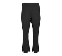 NOISY MAY Damen NMPASA HW Flared Pants Curve Hose, Black, 50