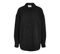 Noisy May Damen Nmripple L/S Oversized Shirt WVN Noos Langarmbluse (1er Pack)