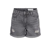 NOISY MAY Damen Nmsmiley Nw Shorts Dest Vi594Dg Noos, Dark Grey Denim, l
