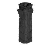 NOISY MAY Damen NMTALLY L/S Long Vest NOOS Steppweste, Black, L