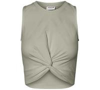 NOISY MAY Damen Nmtwiggi S/L 3 Noos Top, Agate Gray, M EU